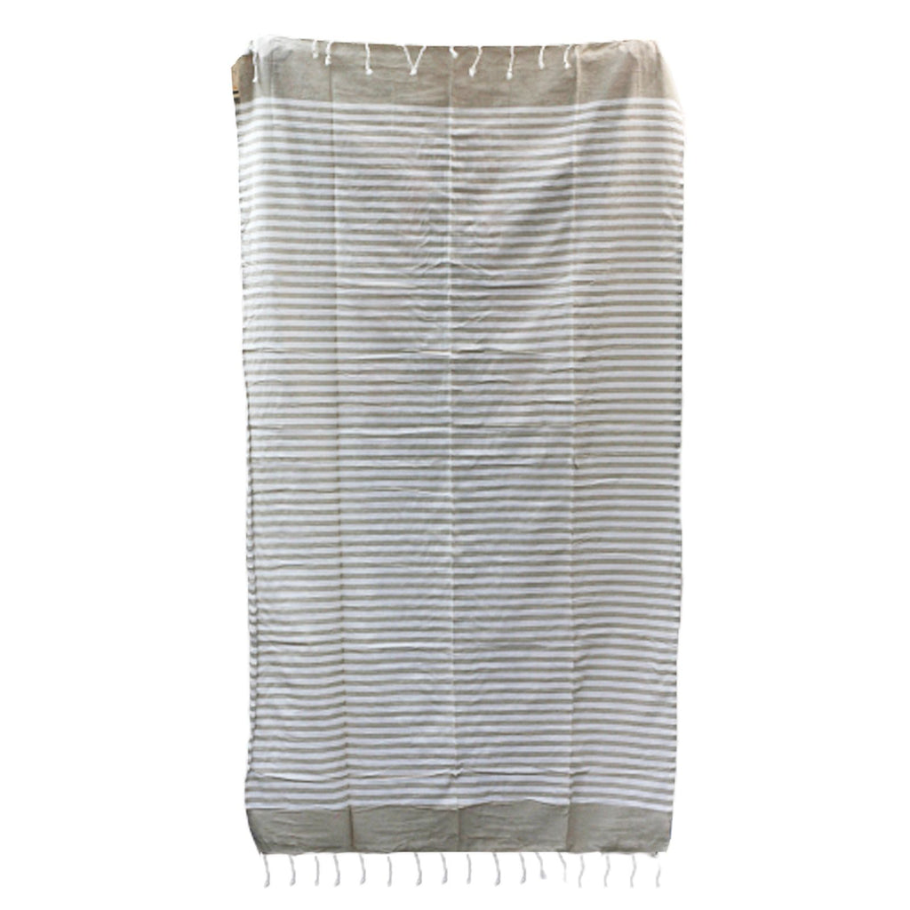 Bavlněný pareo ručník 100 × 180 cm – Teplý písek