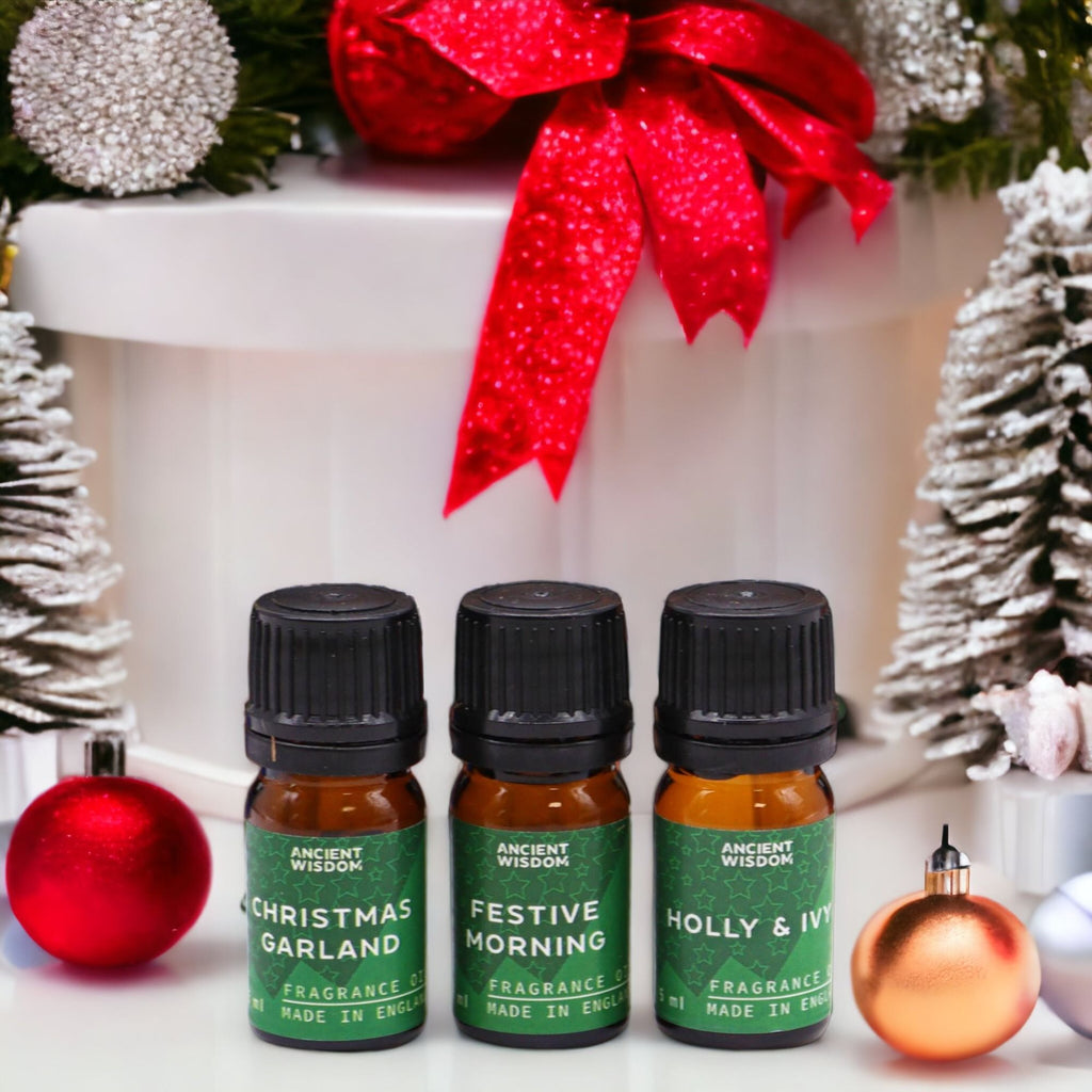 Holy Scents of Christmas – Vánoční sada vonných olejů 12 × 5 ml
