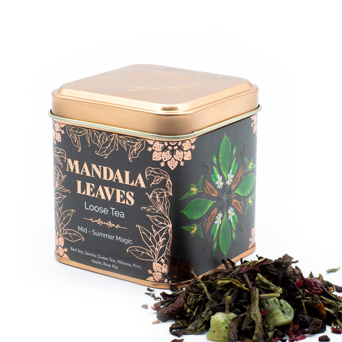 Čajová směs Pu Erh a Sencha s jahodou a kiwi | 50 g