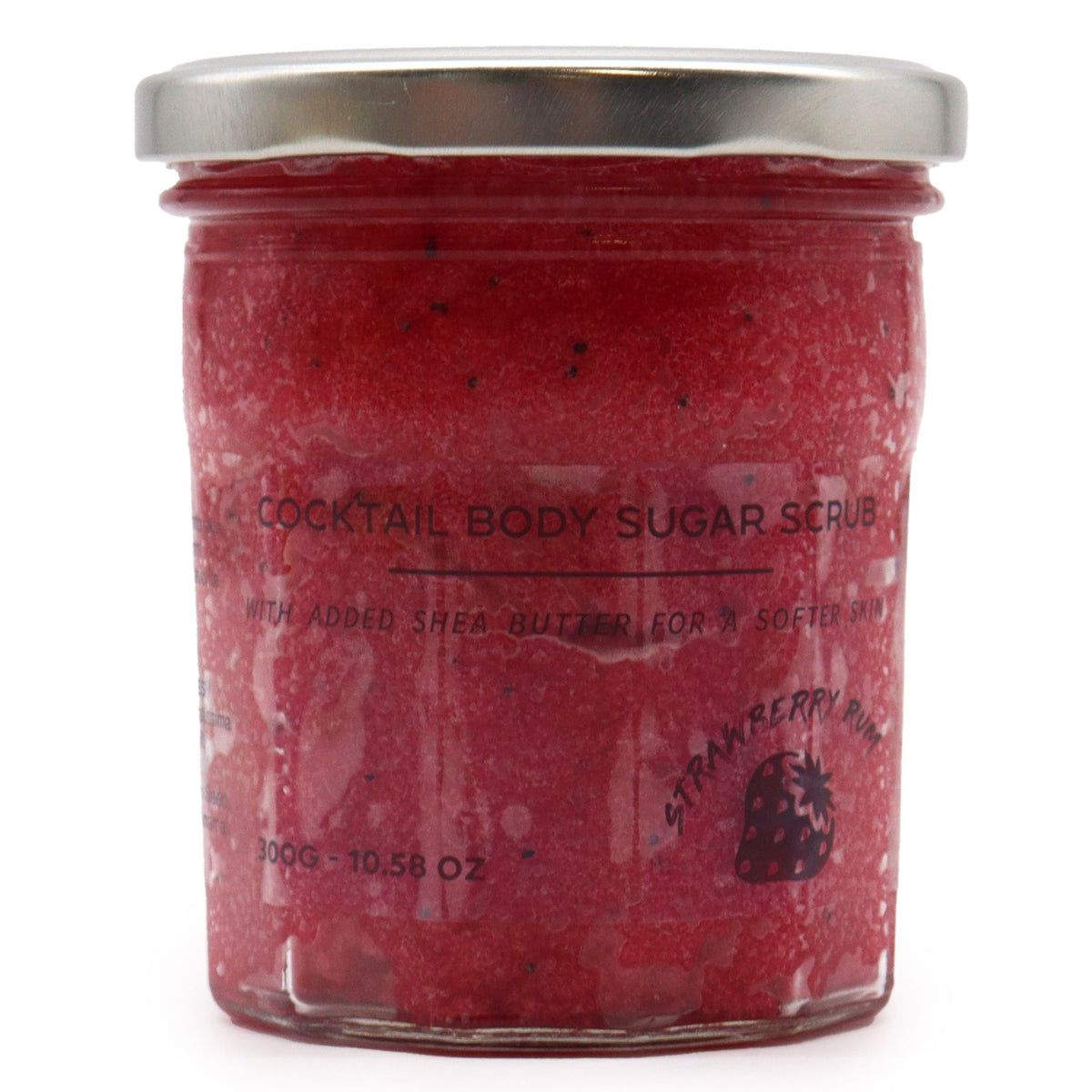 Cukrový tělový peeling Strawberry Rum – 300 g