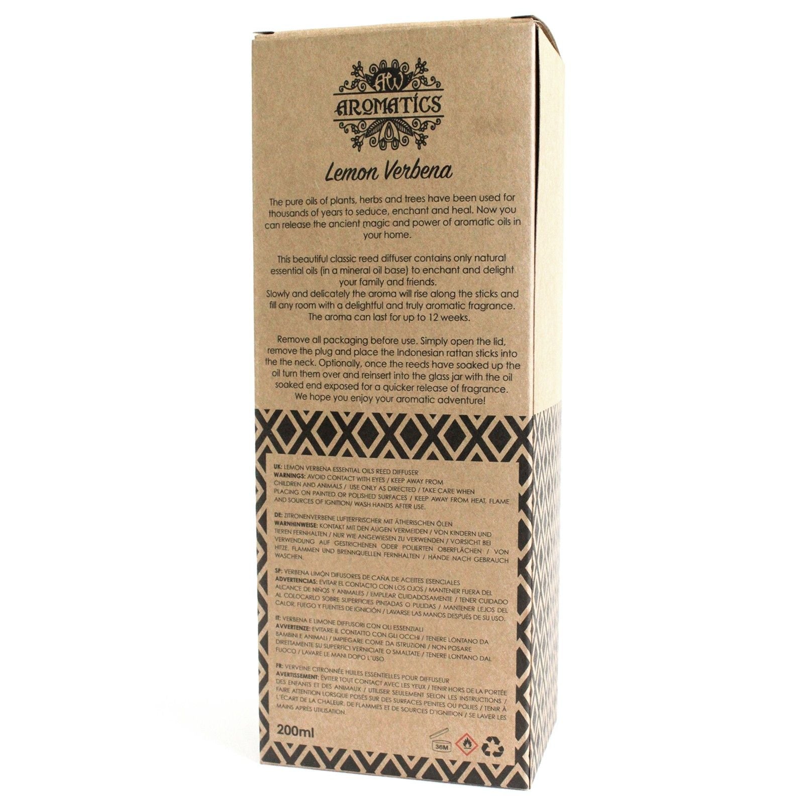 Aroma difuzér s esenciálním olejem Citronová verbena 200 ml