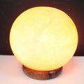 Solná lampa Ball – Velká dřevěná podstava