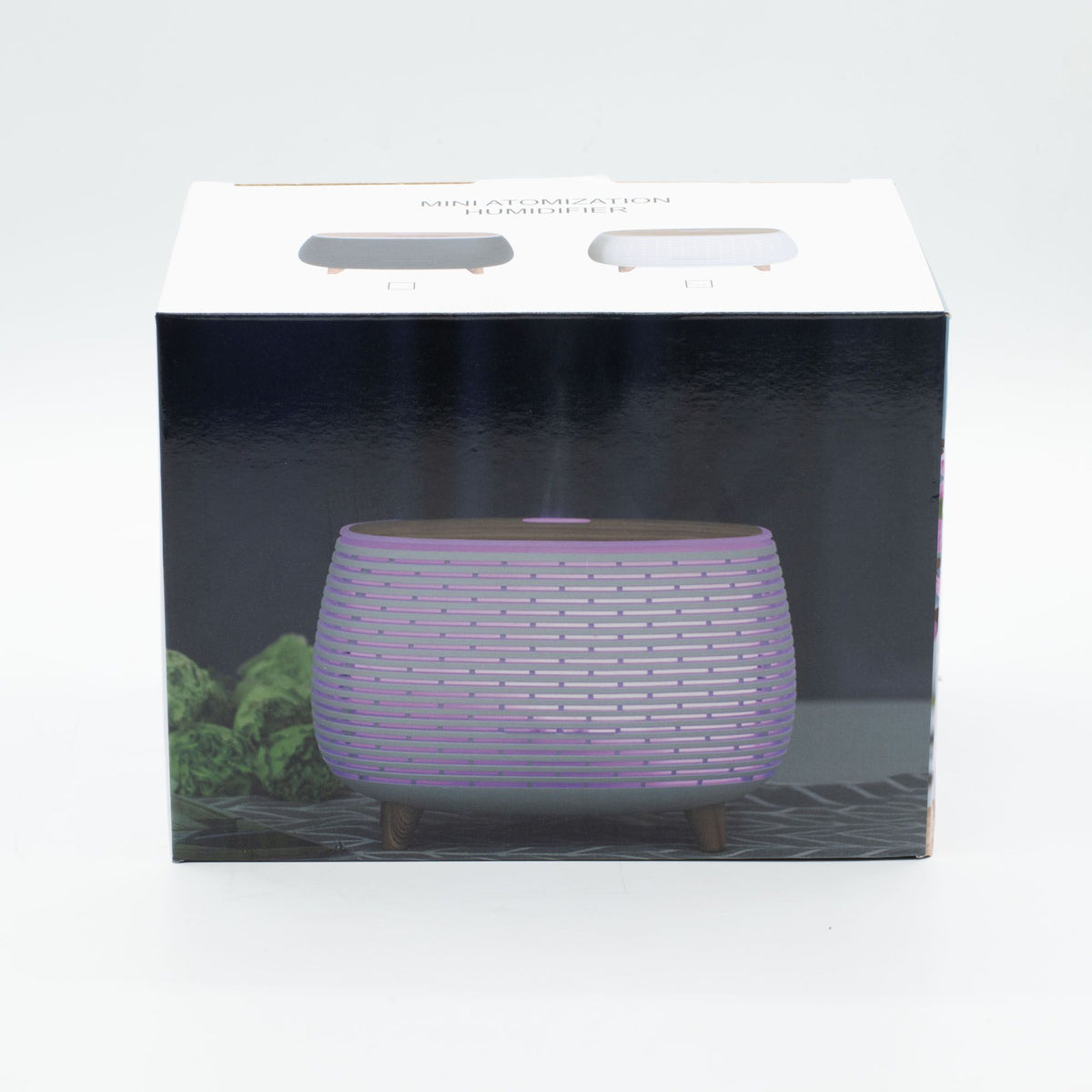Ultrazvukový aroma difuzér Futuristic Ribbed s LED – 400 ml