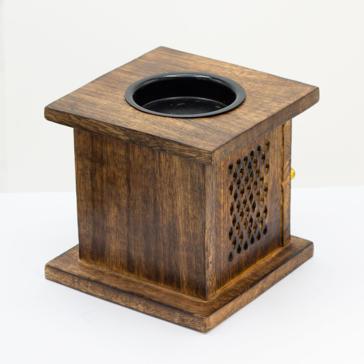 Aromalampa z mangového dřeva – Buddha, velký box
