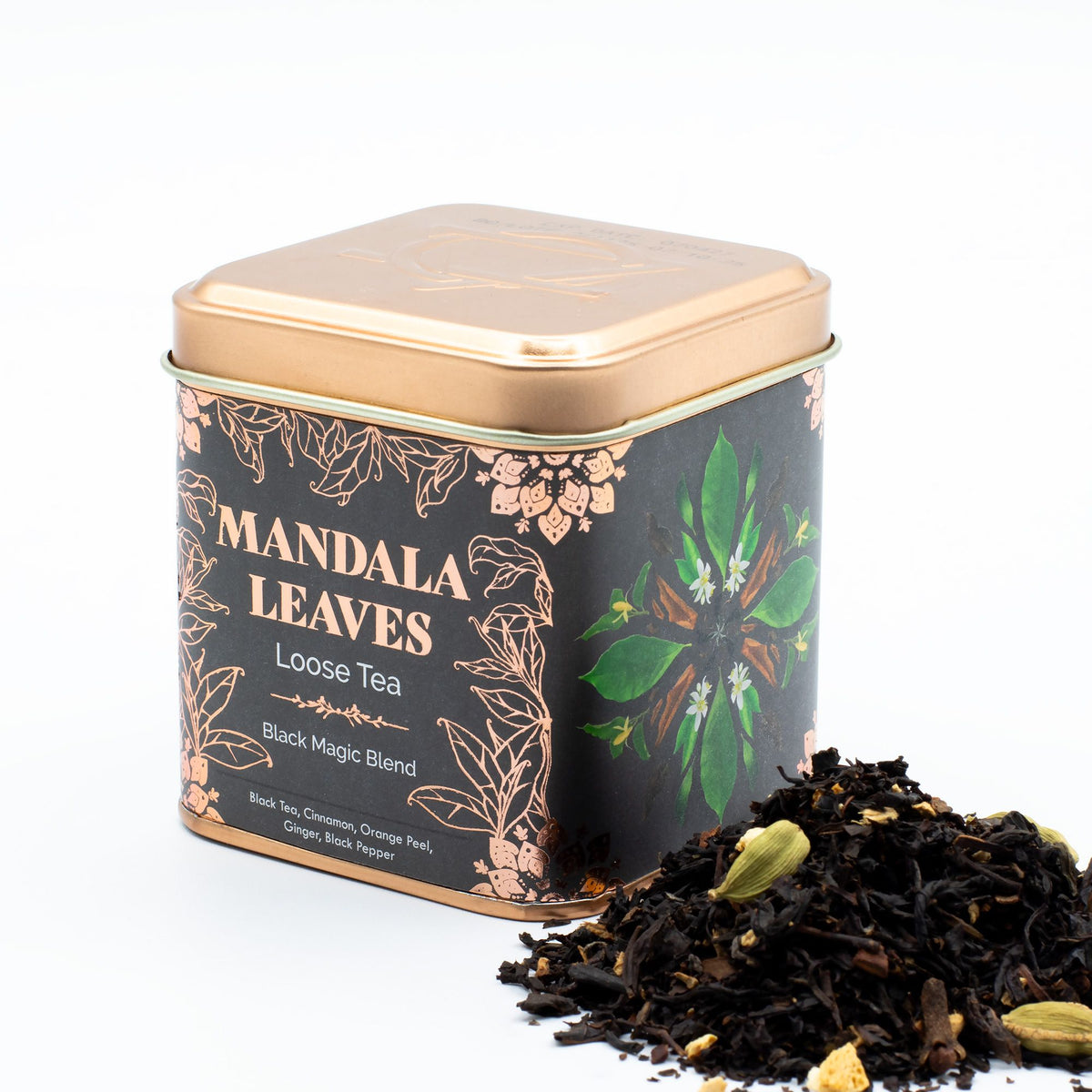Černý čaj Black Magic – kořeněná směs se skořicí, zázvorem a pomerančem | 50 g