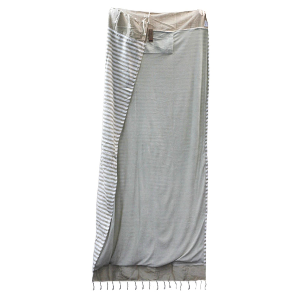 Bavlněný pareo ručník 100 × 180 cm – Teplý písek
