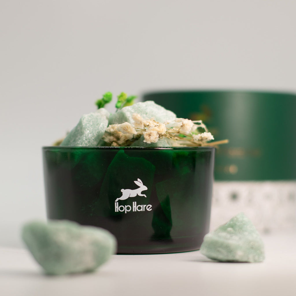 Hop Hare aroma difuzér s krystaly a květy – The Magician – zelený avanturín