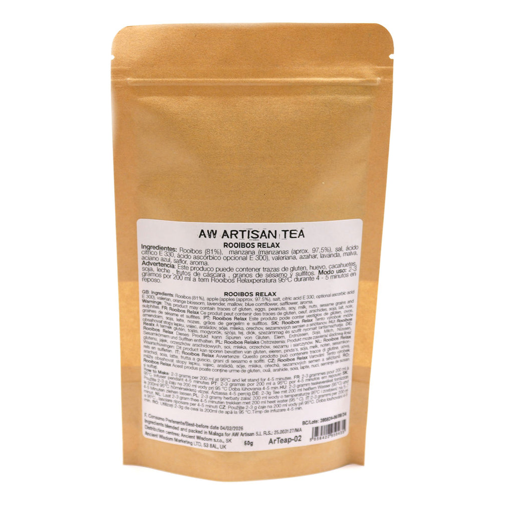 Rooibos Relax – rooibos s levandulí a pomerančem 50 g