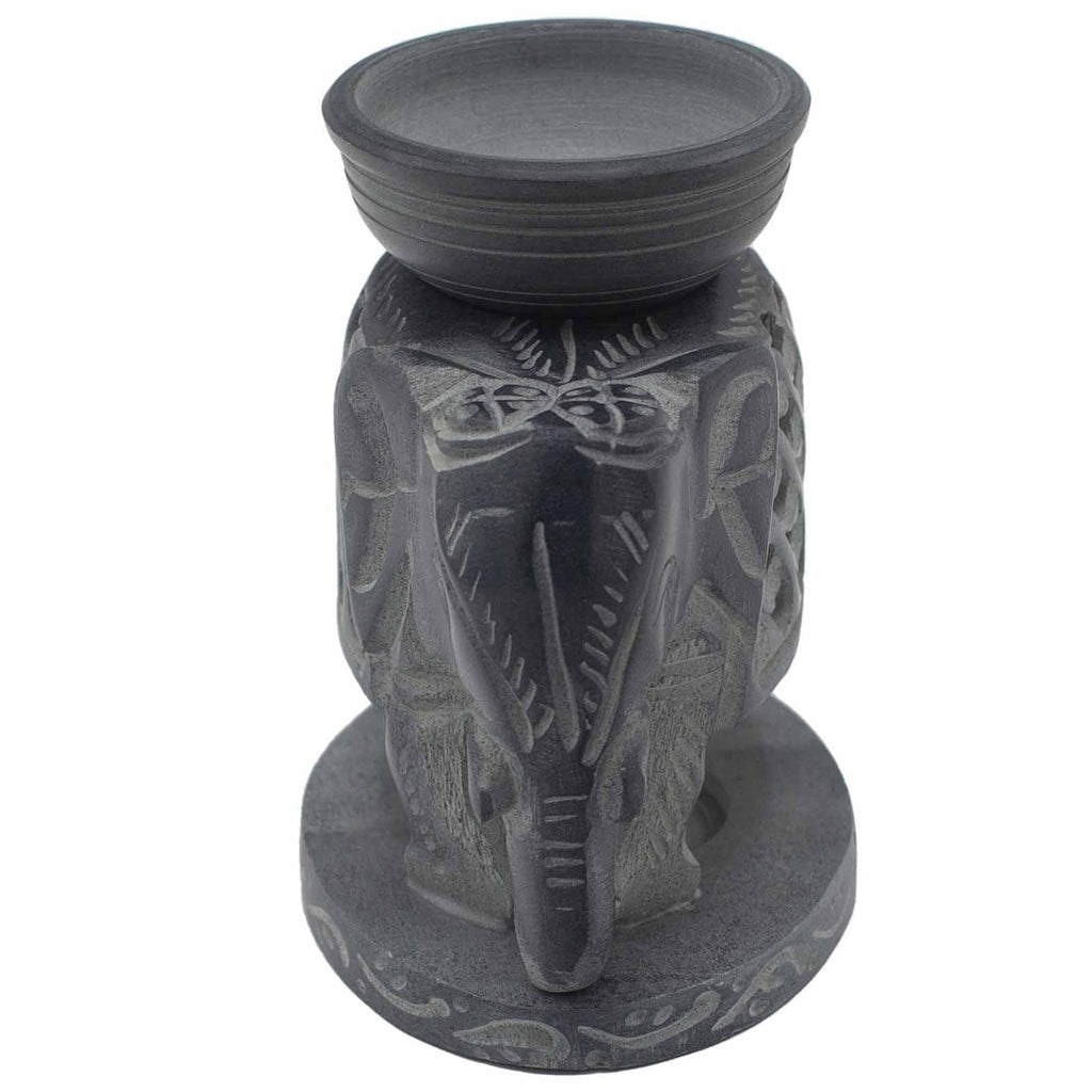 Mastková aromalampa – Stojící slon, 10,5 cm