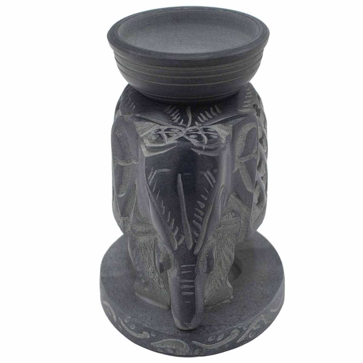 Mastková aromalampa – Stojící slon, 10,5 cm