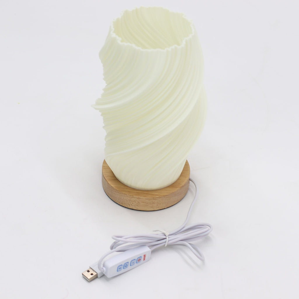 New Wave Cloud Twisted – Designová lampa s USB napájením a 3 úrovněmi jasu