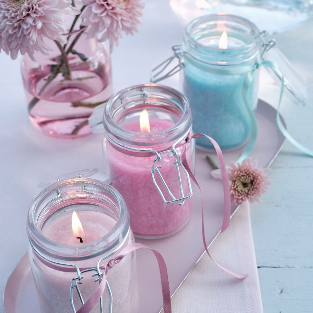 Svíčka z olivového vosku v nádobě – Antique Rose