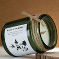Růžová sójová svíčka s praskajícím dřevěným knotem – Greenman Midnight Rose | 26 hodin