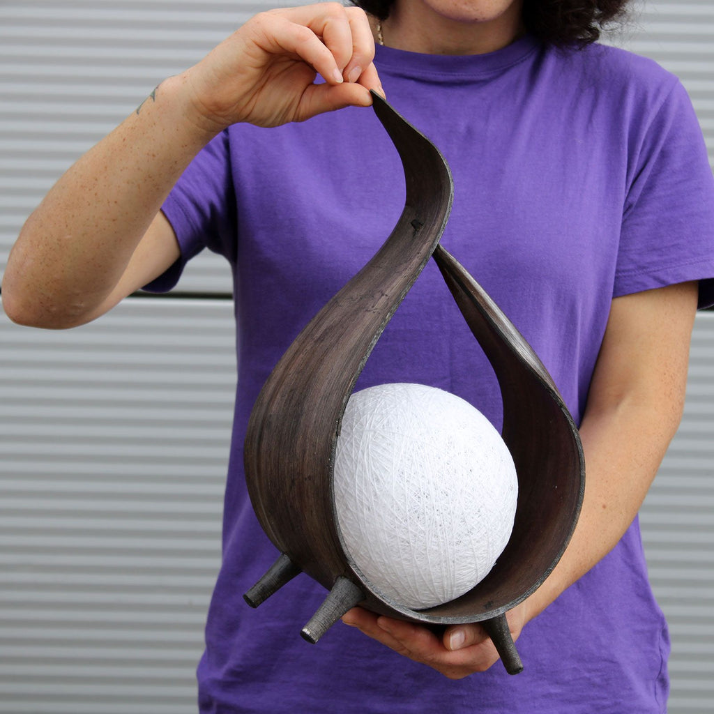 Přírodní designová lampa z kokosového listu