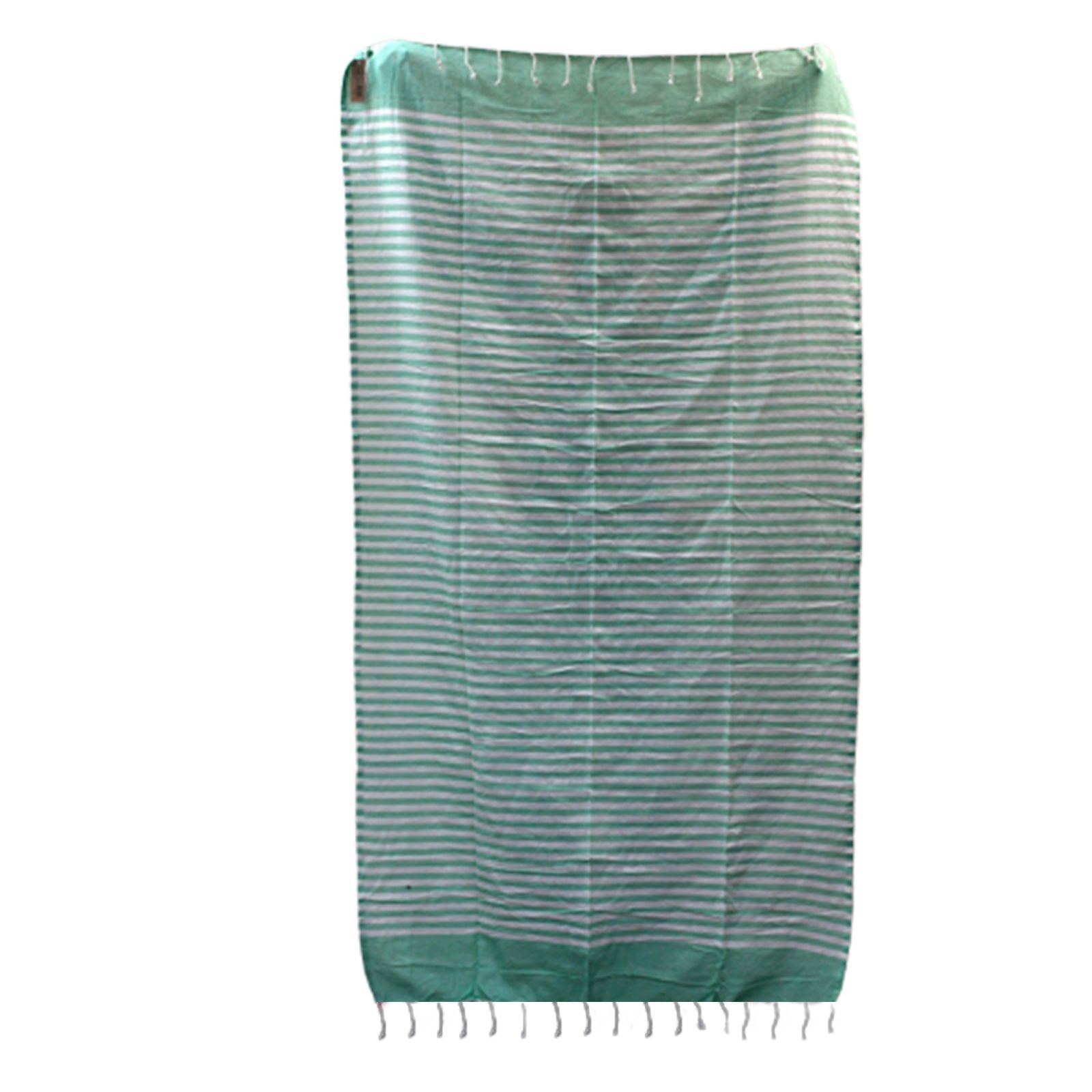 Bavlněný pareo přehoz 100 × 180 cm – Picnic Green