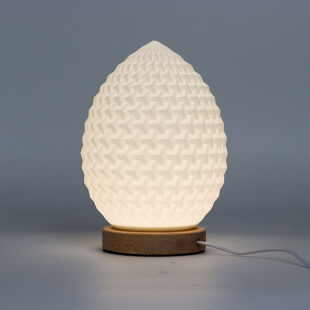 New Wave Teardrop – Designová LED lampa s USB napájením a 3 úrovněmi jasu