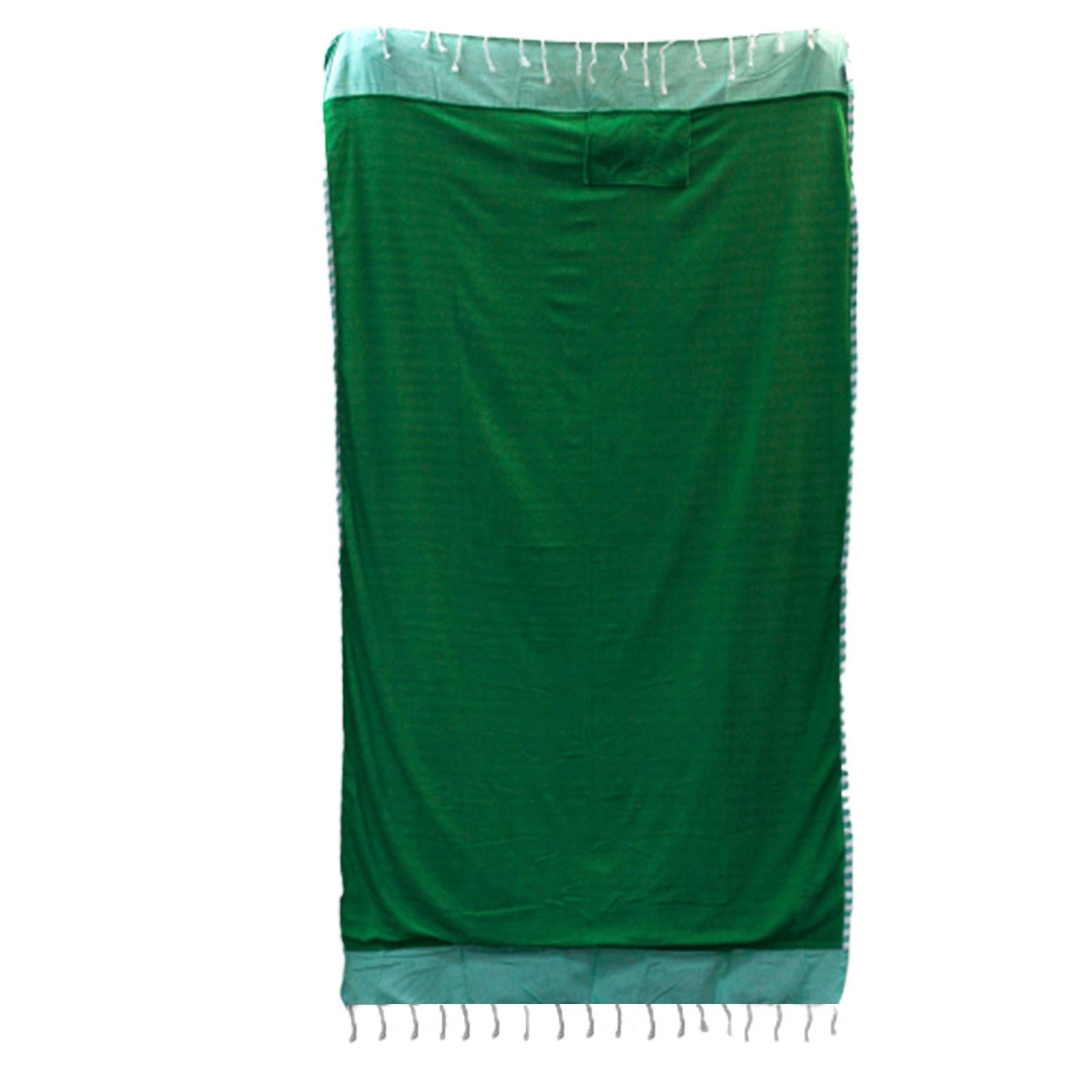 Bavlněný pareo ručník 100 × 180 cm – Picnic Green