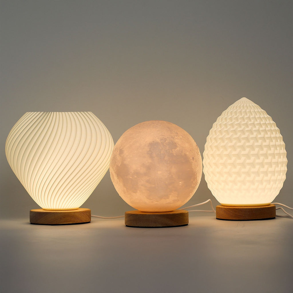 New Wave Teardrop – Designová LED lampa s USB napájením a 3 úrovněmi jasu