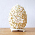 Boho lampa z mušlí – oválná, 15 cm