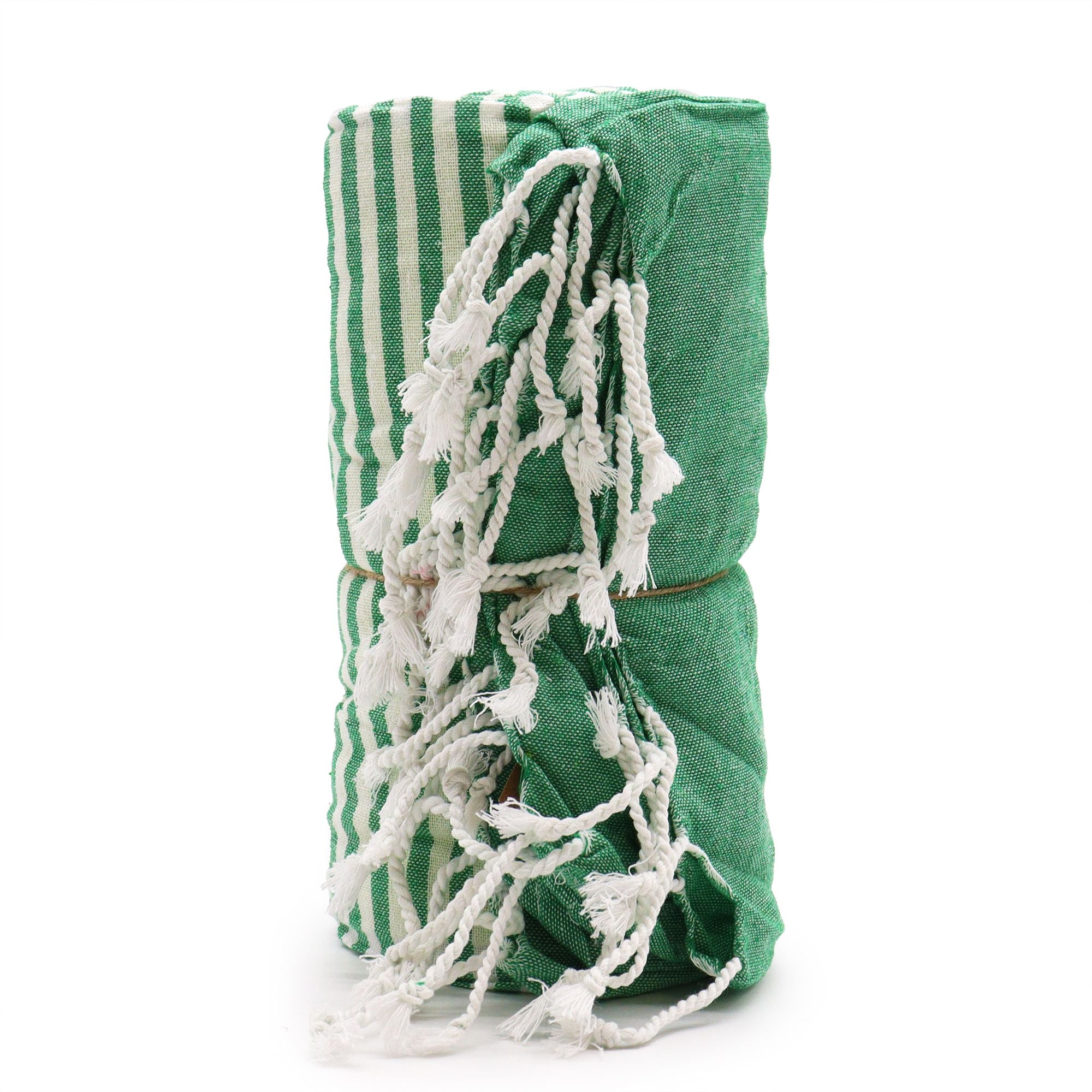 Bavlněný pareo ručník 100 × 180 cm – Picnic Green