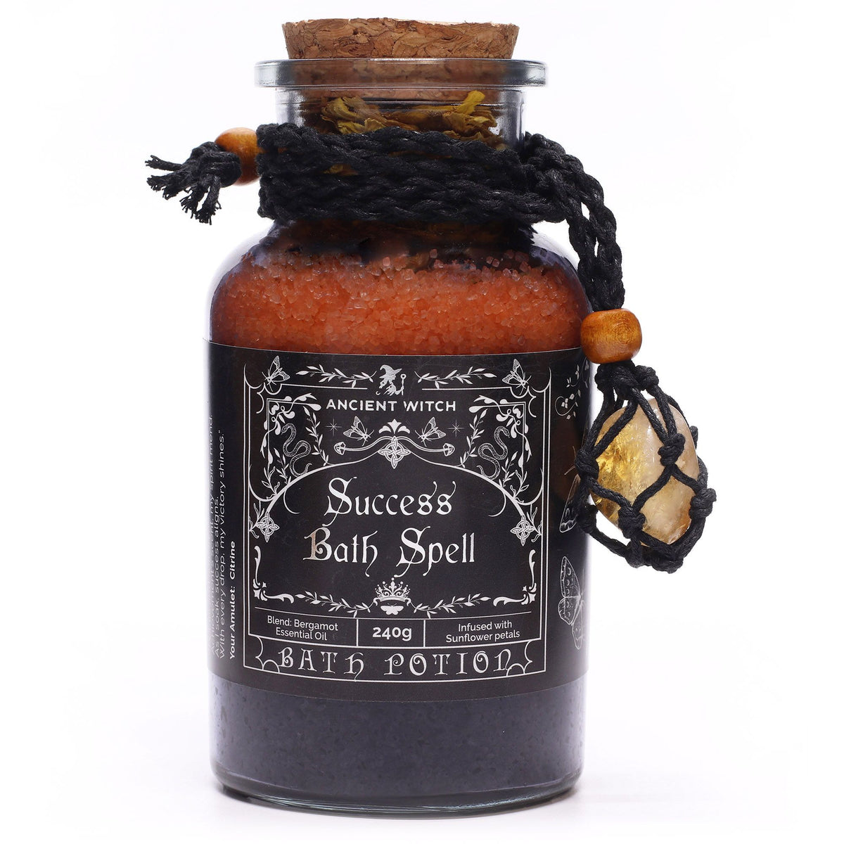 Ancient Witch – Magická koupelová sůl Úspěch s citrínovým amuletem | Success 240 g