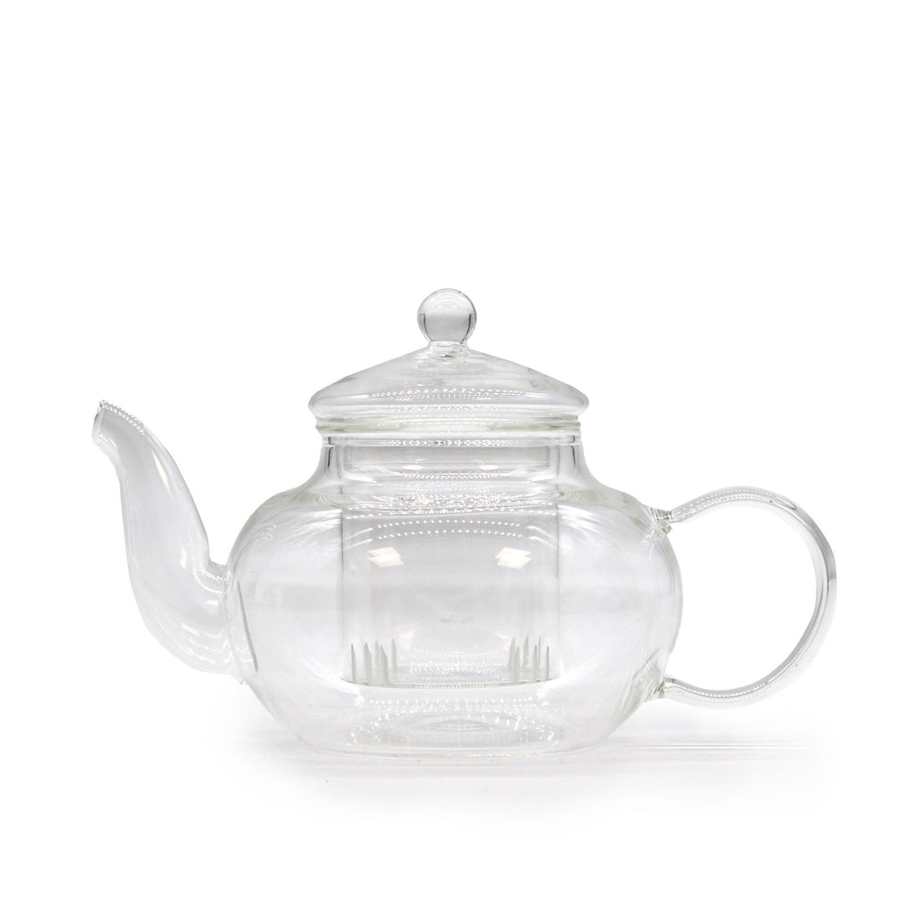 Skleněná konvice na čaj se sítkem Round Pearl – 400 ml