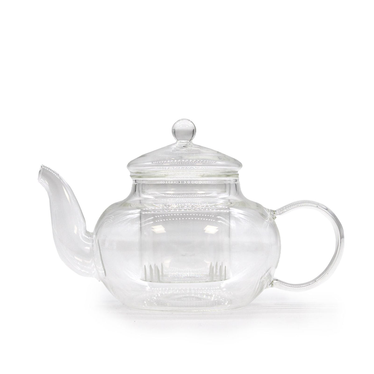 Skleněná konvice na čaj se sítkem Round Pearl – 400 ml