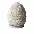 Boho Sea Shell – Ručně vyráběná lampa z mořských mušlí Rose Oval 15 cm