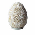Boho Sea Shell – Ručně vyráběná lampa z mořských mušlí Rose Oval 20 cm