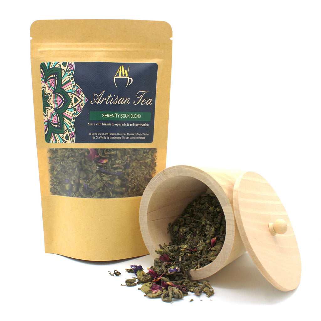 Serenity Souk Blend – zelený čaj s mátou a růží 50 g