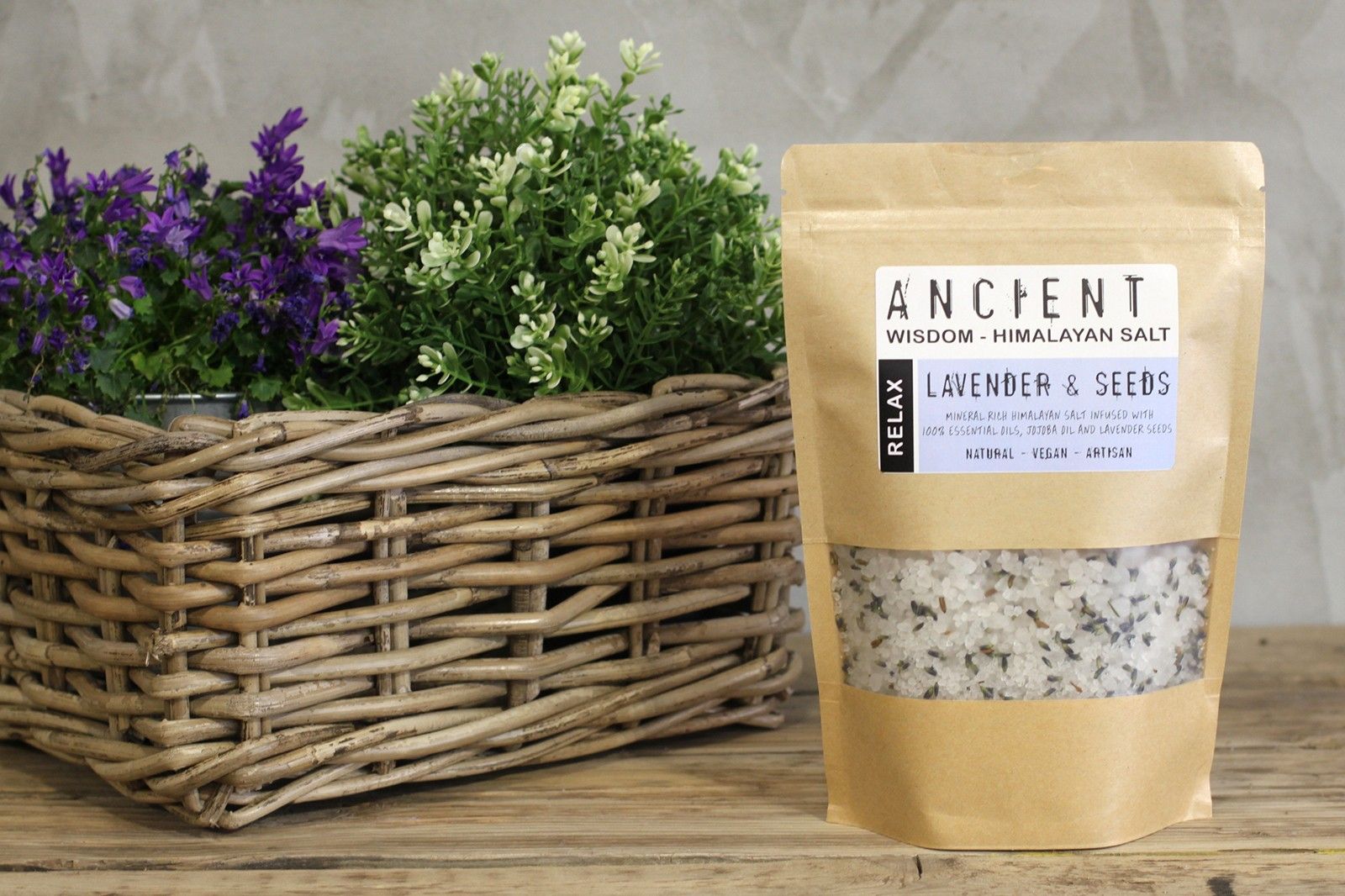 Himálajská koupelová sůl Relax – Levandule 500 g