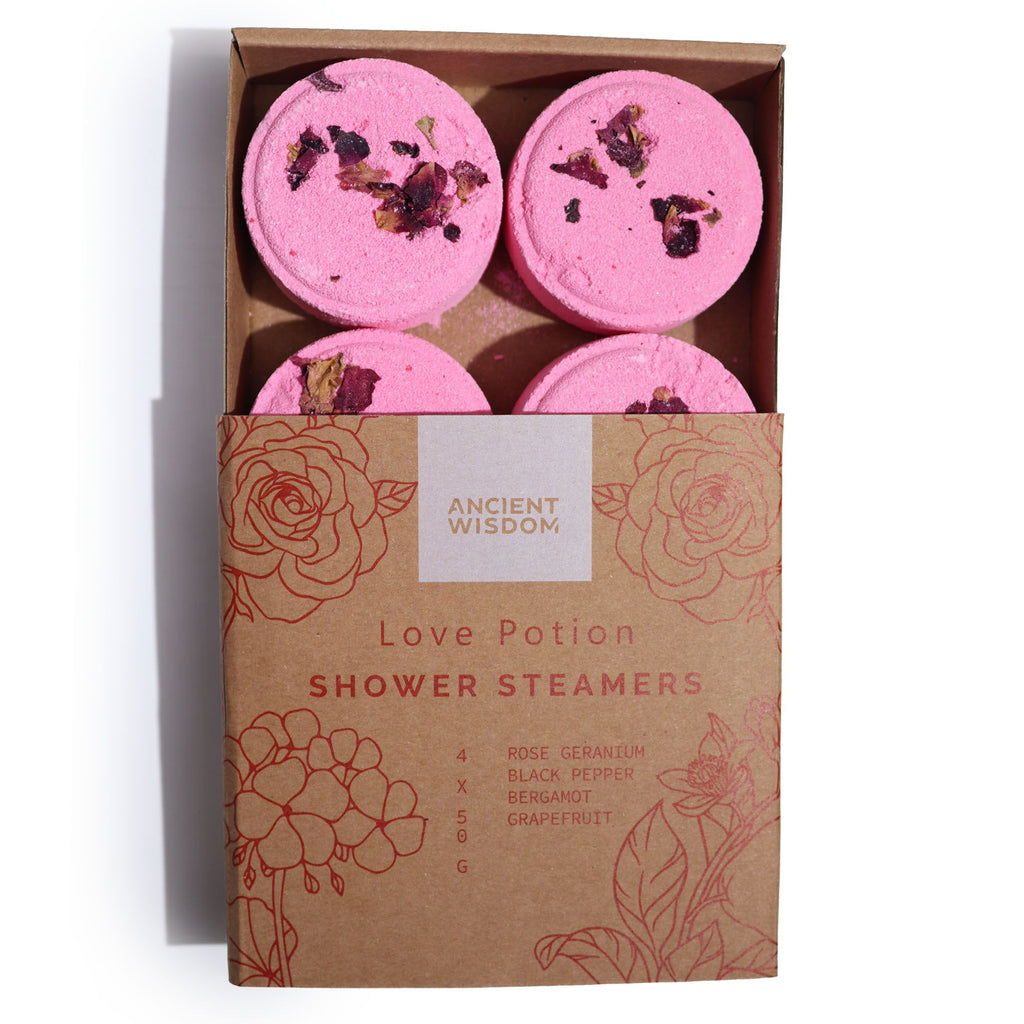 Sprchové aromaterapeutické tablety Zen – Love Potion 4 ks