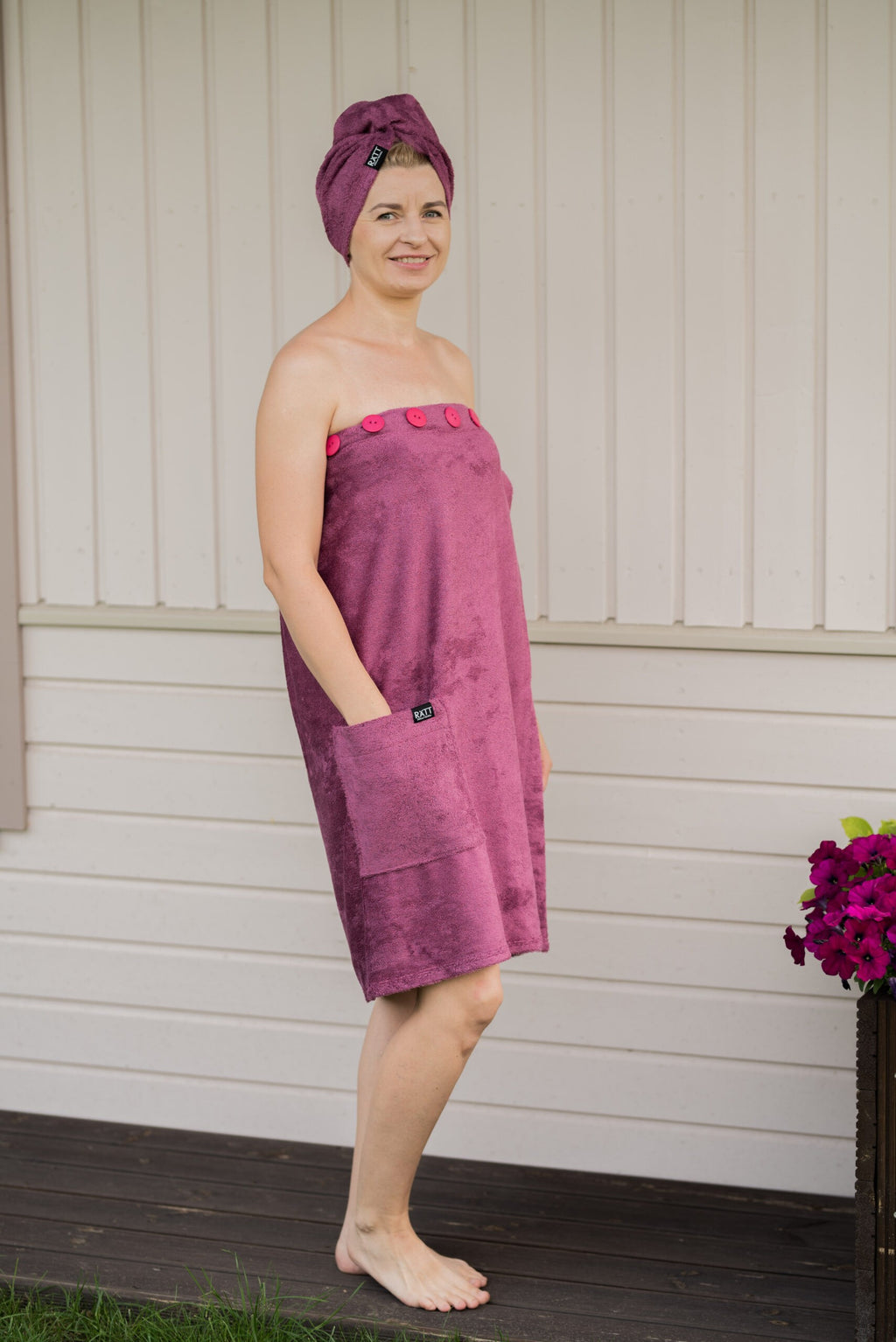Hair Wrap for Women -  Bamboo Terry