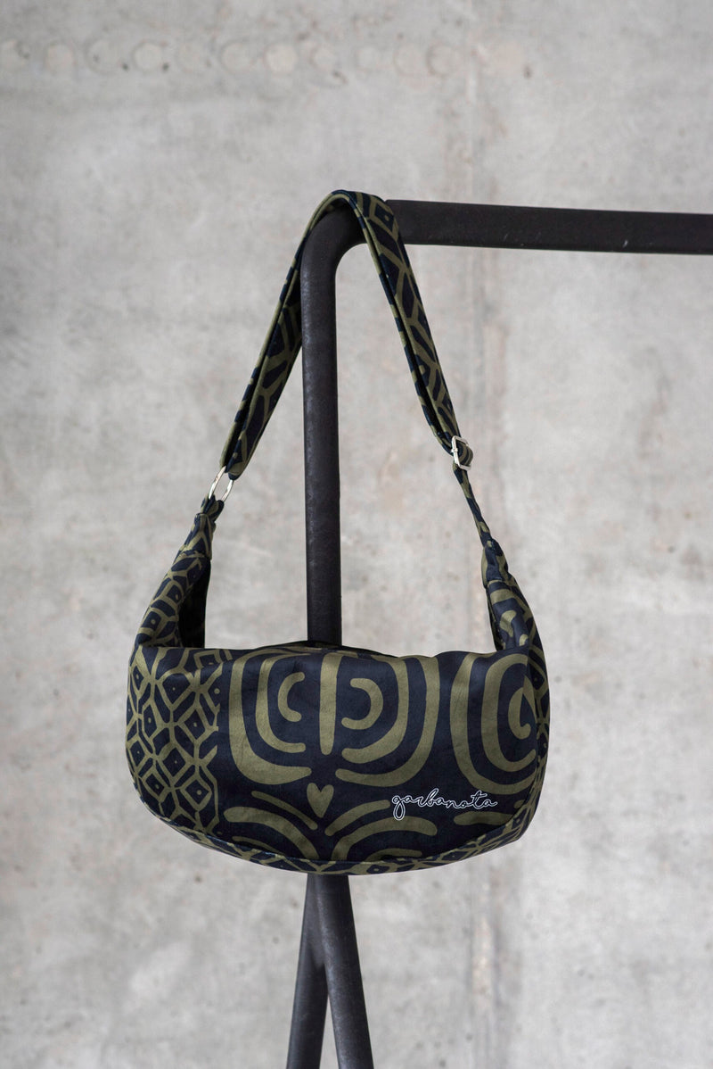 Hobo Bag - Khaki Pattern