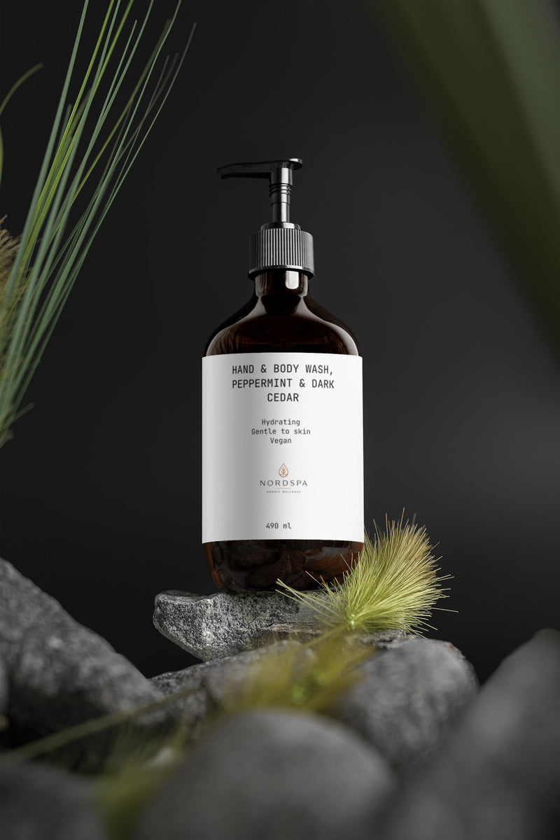 Tekuté mýdlo na ruce a tělo – Peppermint & Dark Cedar