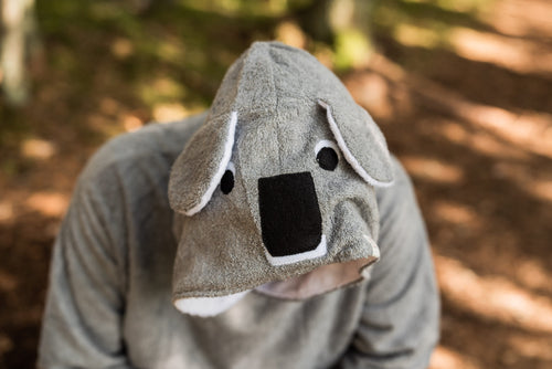 Long-Sleeve Poncho KOALA for Adults - Bamboo Terry