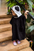 Short-Sleeve Poncho PANDA - For TODDLERS (Size 82/86-116)